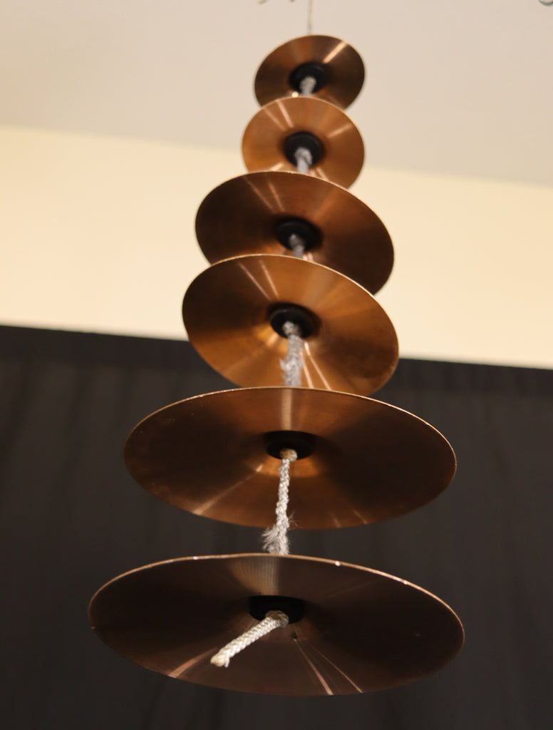 CONSIGNMENT SALE - 6 Paiste Accent Cymbals on a Tree