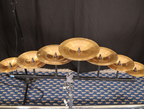 CONSIGNMENT SALE - 7 Paiste Cup Chimes with Holder and Stand
