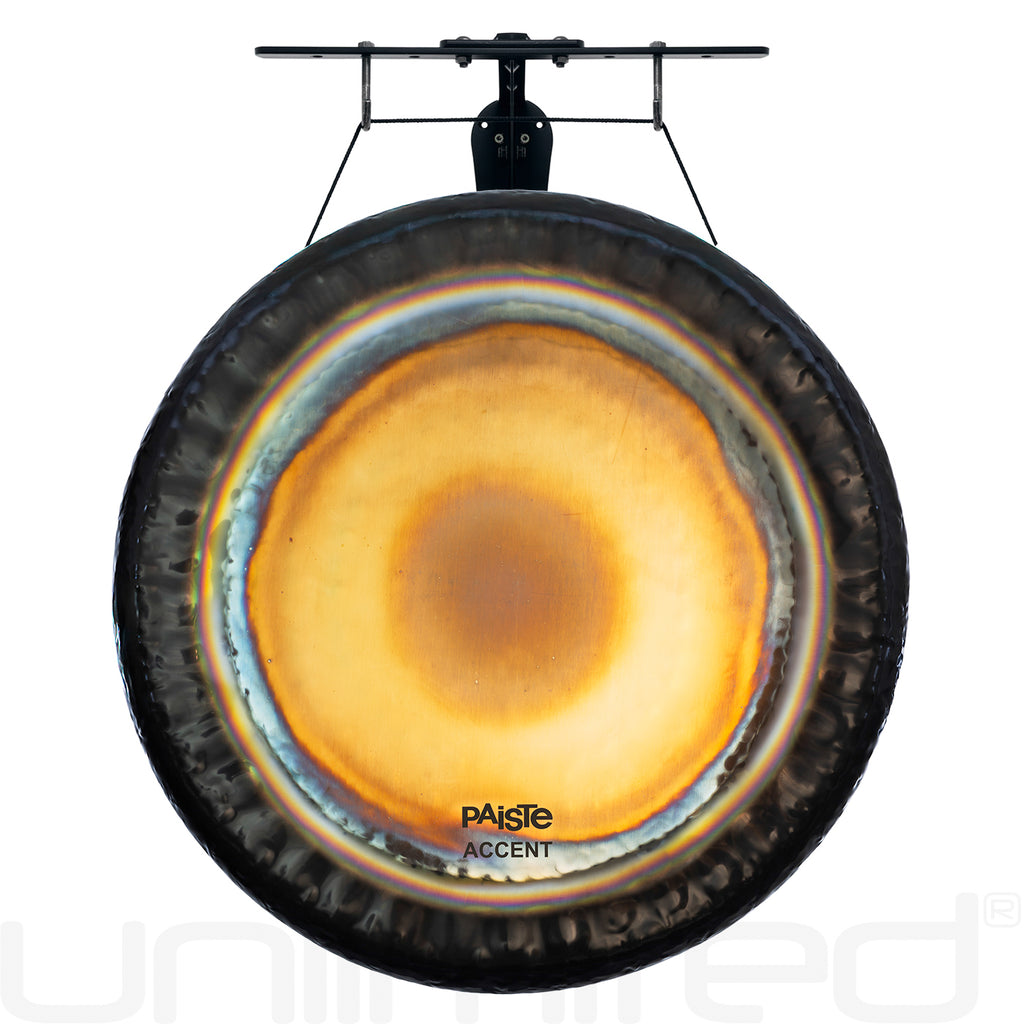 22" to 28" Paiste Accent Gongs on the Internal Wave Gong Hanger