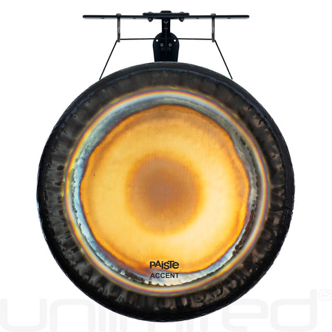22" to 28" Paiste Accent Gongs on the Internal Wave Gong Hanger