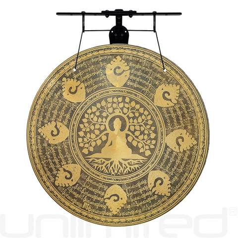 23" to 25" Bodhi Tree Gongs on the Internal Wave Gong Hanger