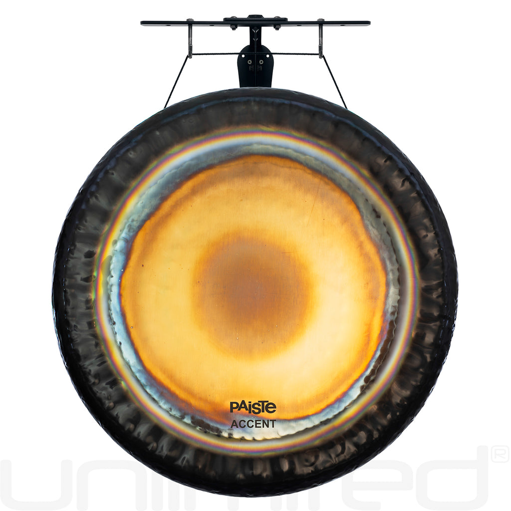 22" to 28" Paiste Accent Gongs on the Internal Wave Gong Hanger