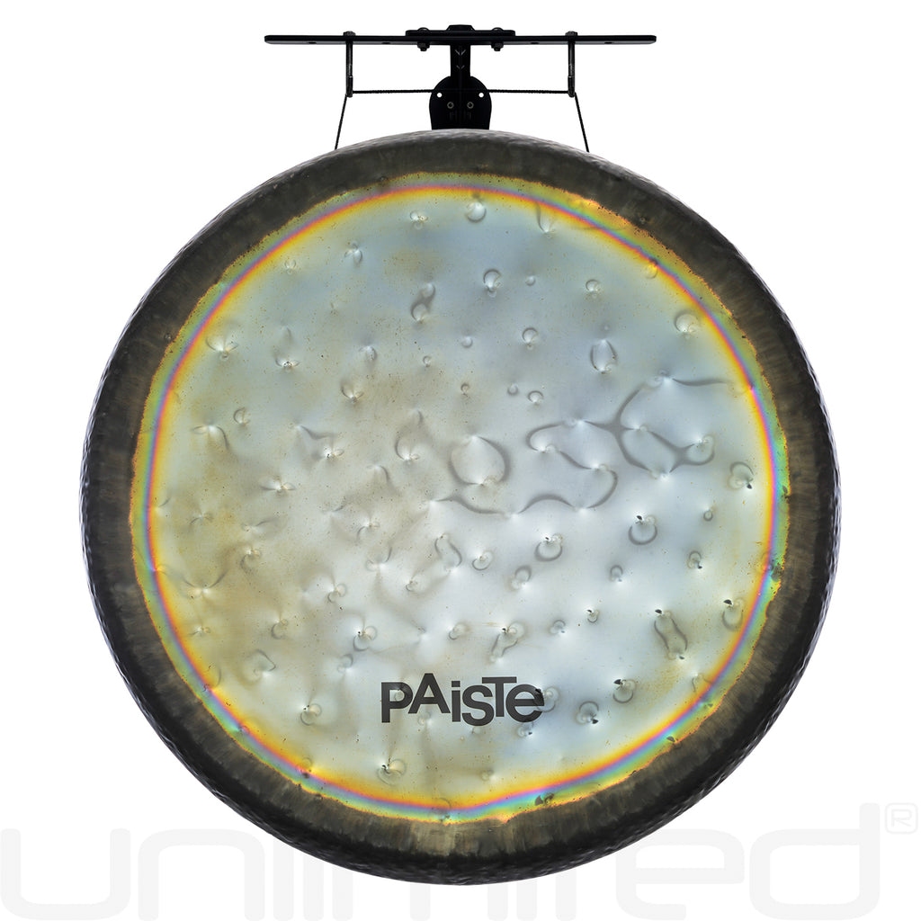 Paiste Sound Creation Earth Gongs on the Internal Wave Gong Hanger