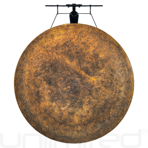34" to 36" Chinese Gongs on the Internal Wave Gong Hanger