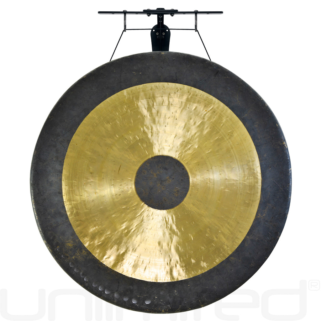 34" to 36" Chinese Gongs on the Internal Wave Gong Hanger