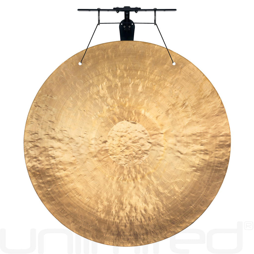 34" to 36" Chinese Gongs on the Internal Wave Gong Hanger