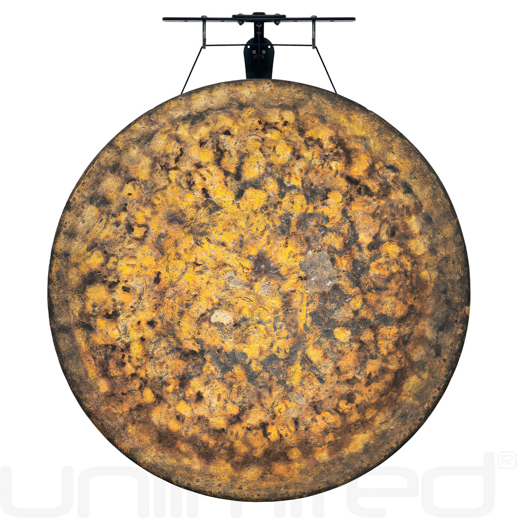 34" to 36" Chinese Gongs on the Internal Wave Gong Hanger