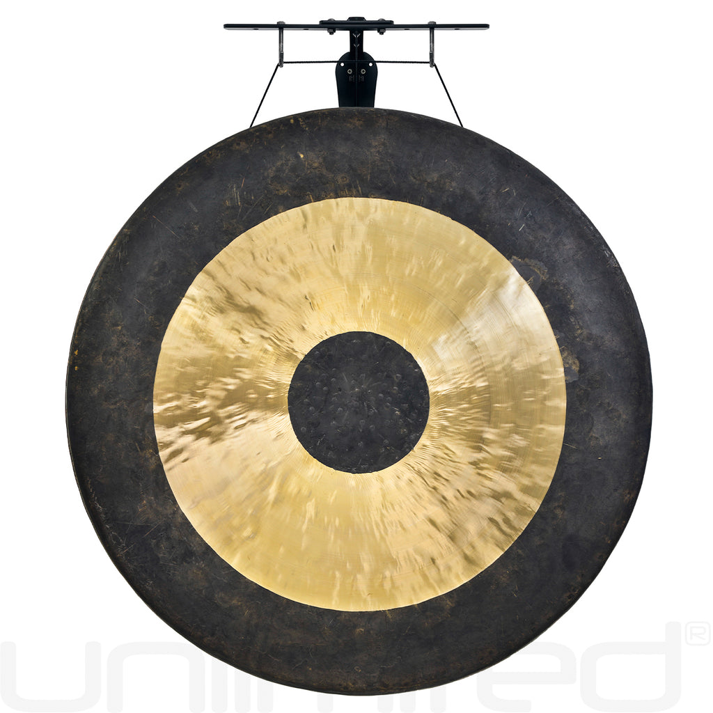 34" to 36" Chinese Gongs on the Internal Wave Gong Hanger
