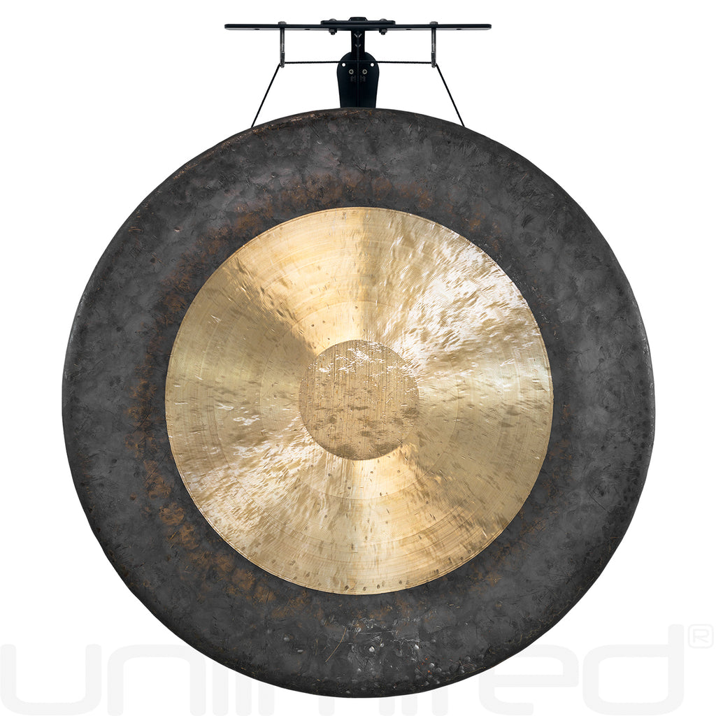 34" to 36" Chinese Gongs on the Internal Wave Gong Hanger