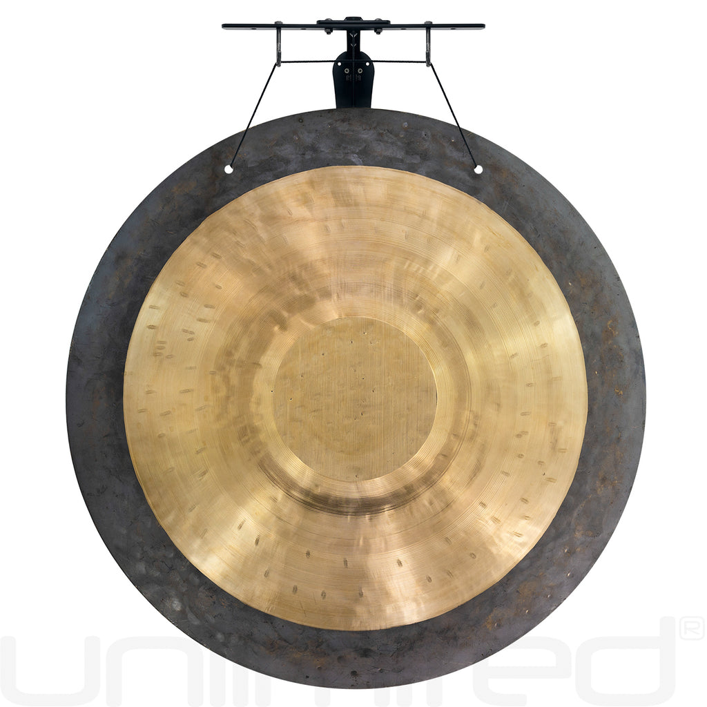 34" to 36" Chinese Gongs on the Internal Wave Gong Hanger