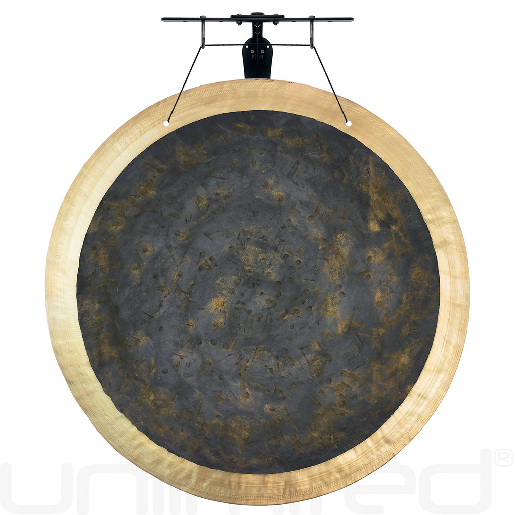 34" to 36" Chinese Gongs on the Internal Wave Gong Hanger