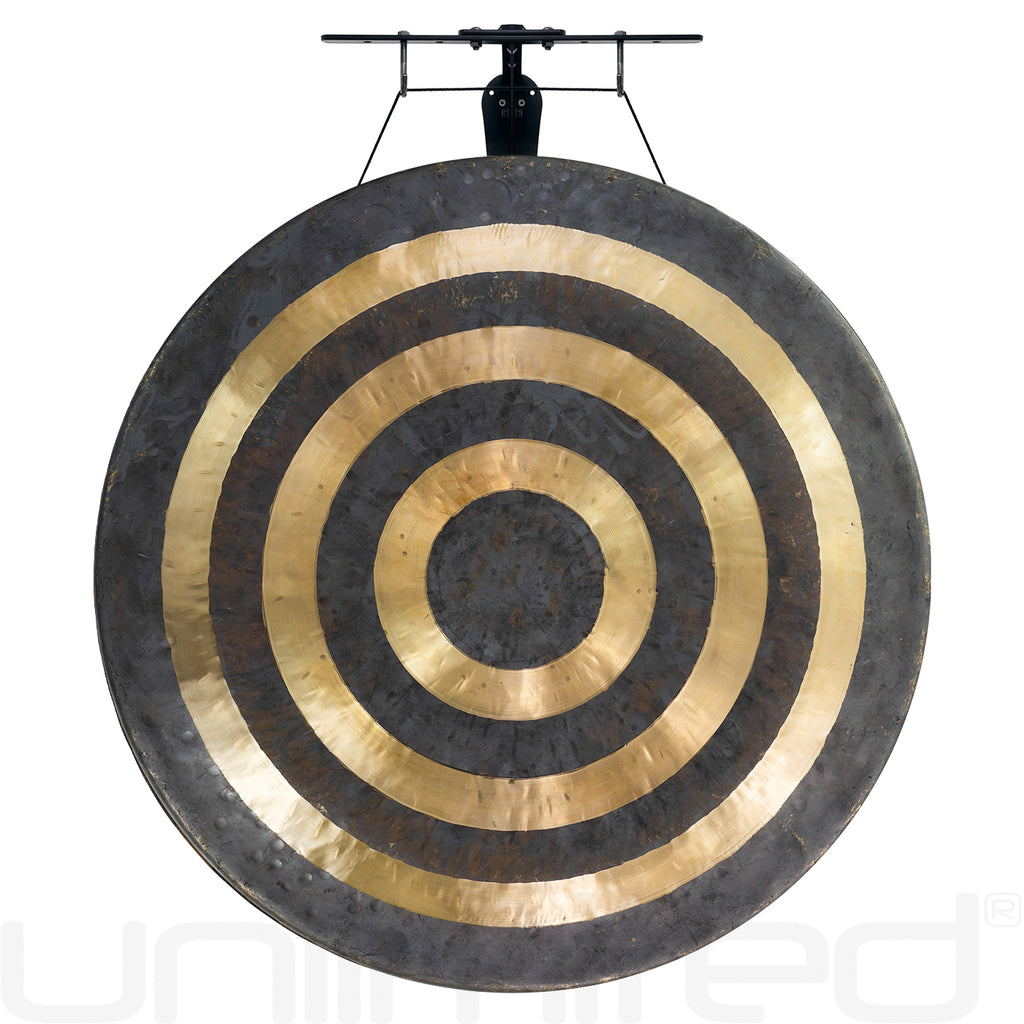 34" to 36" Chinese Gongs on the Internal Wave Gong Hanger