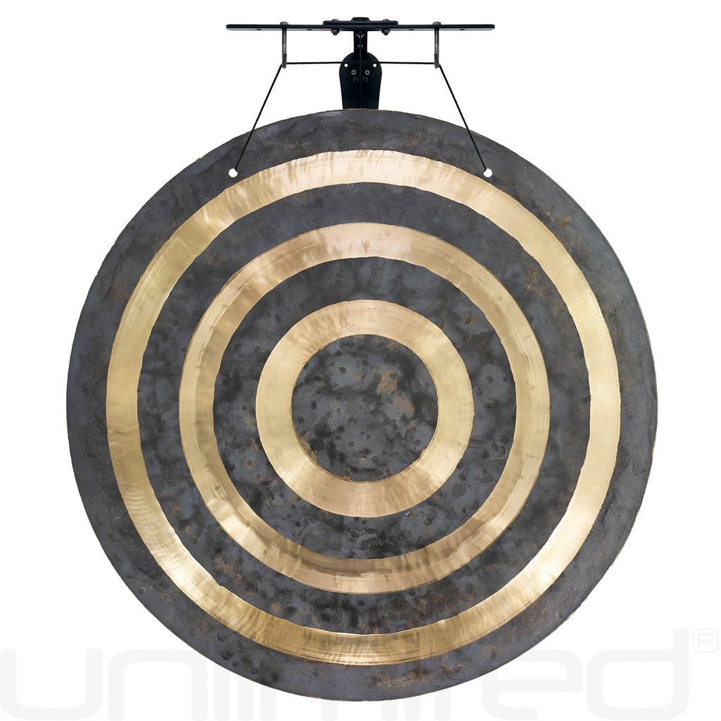 34" to 36" Chinese Gongs on the Internal Wave Gong Hanger