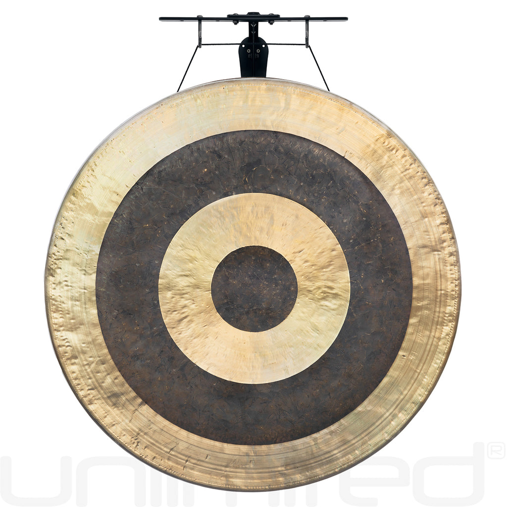 34" to 36" Chinese Gongs on the Internal Wave Gong Hanger