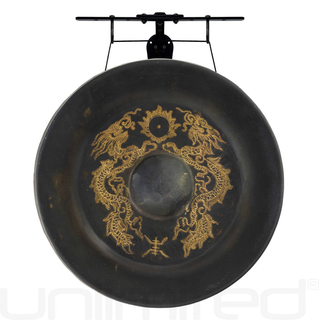 20" to 36" Vietnamese Dragon Gongs on Stands