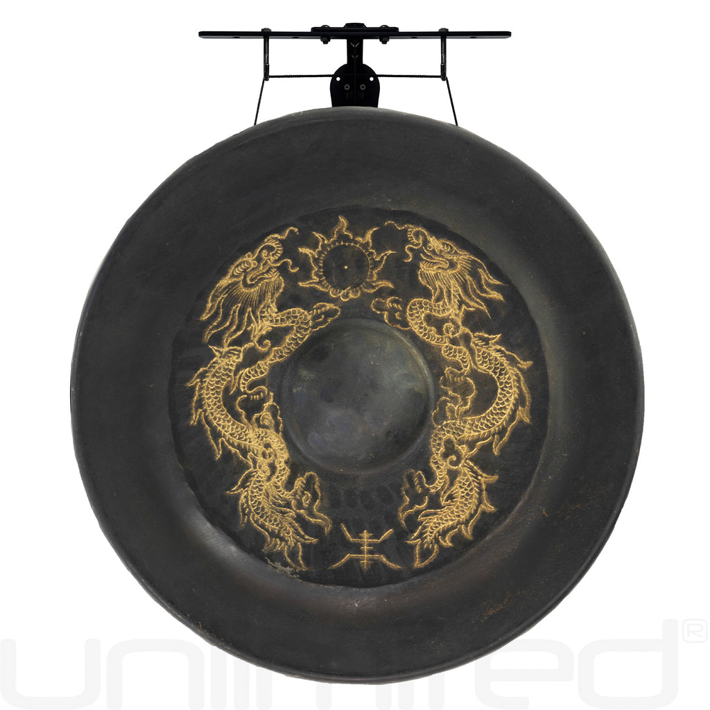 20" to 36" Vietnamese Dragon Gongs on Stands