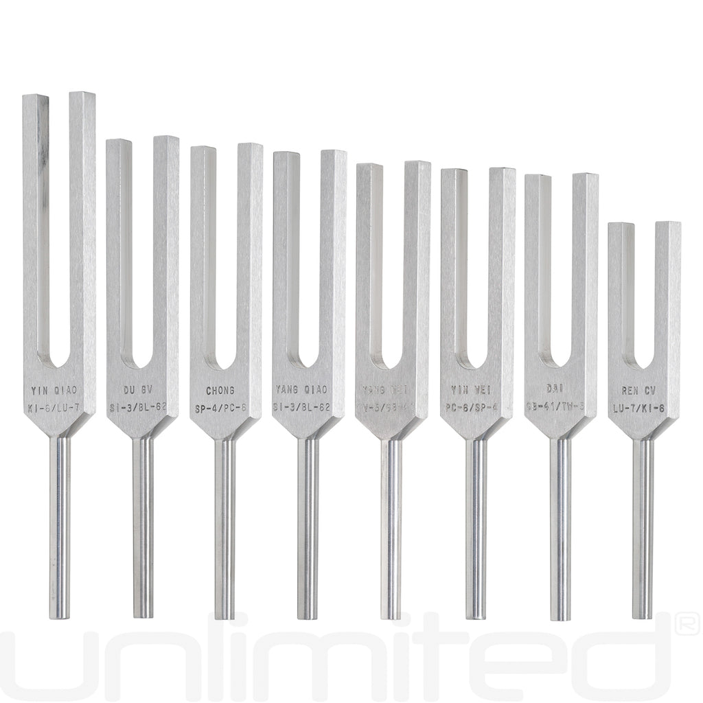 Luminanti Eight Extra Vessel Meridian Tuning Fork Set (Unweighted)