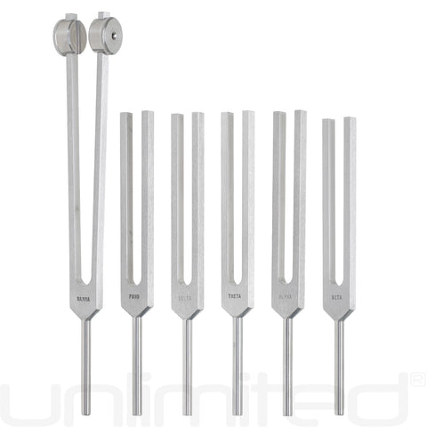 Luminanti Brainwave Tuning Fork Set (Unweighted)
