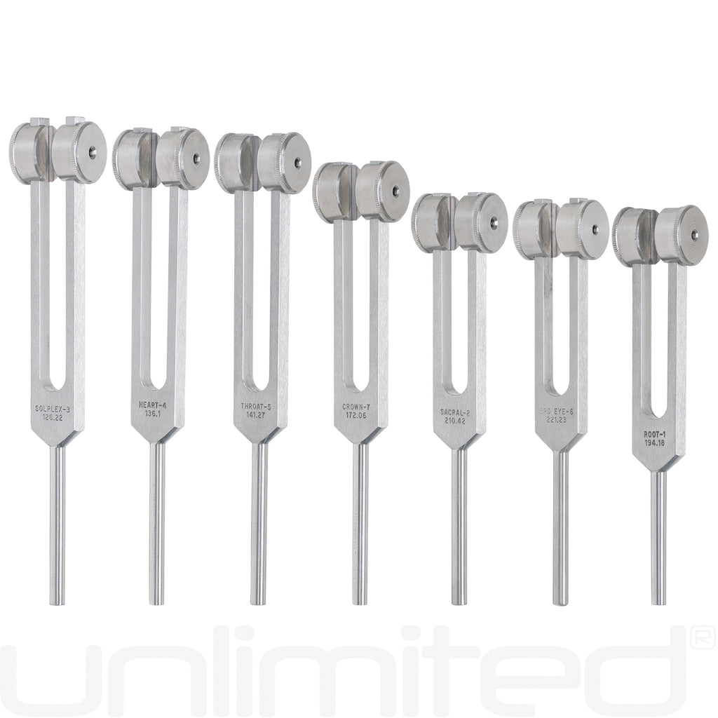 Luminanti Chakra Tuning Fork Set (Weighted)