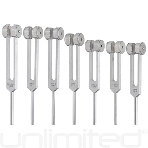 Luminanti Chakra Tuning Fork Set (Weighted)