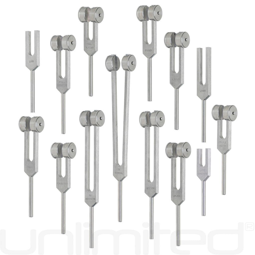 Luminanti Meridians Tuning Fork Set (Weighted)