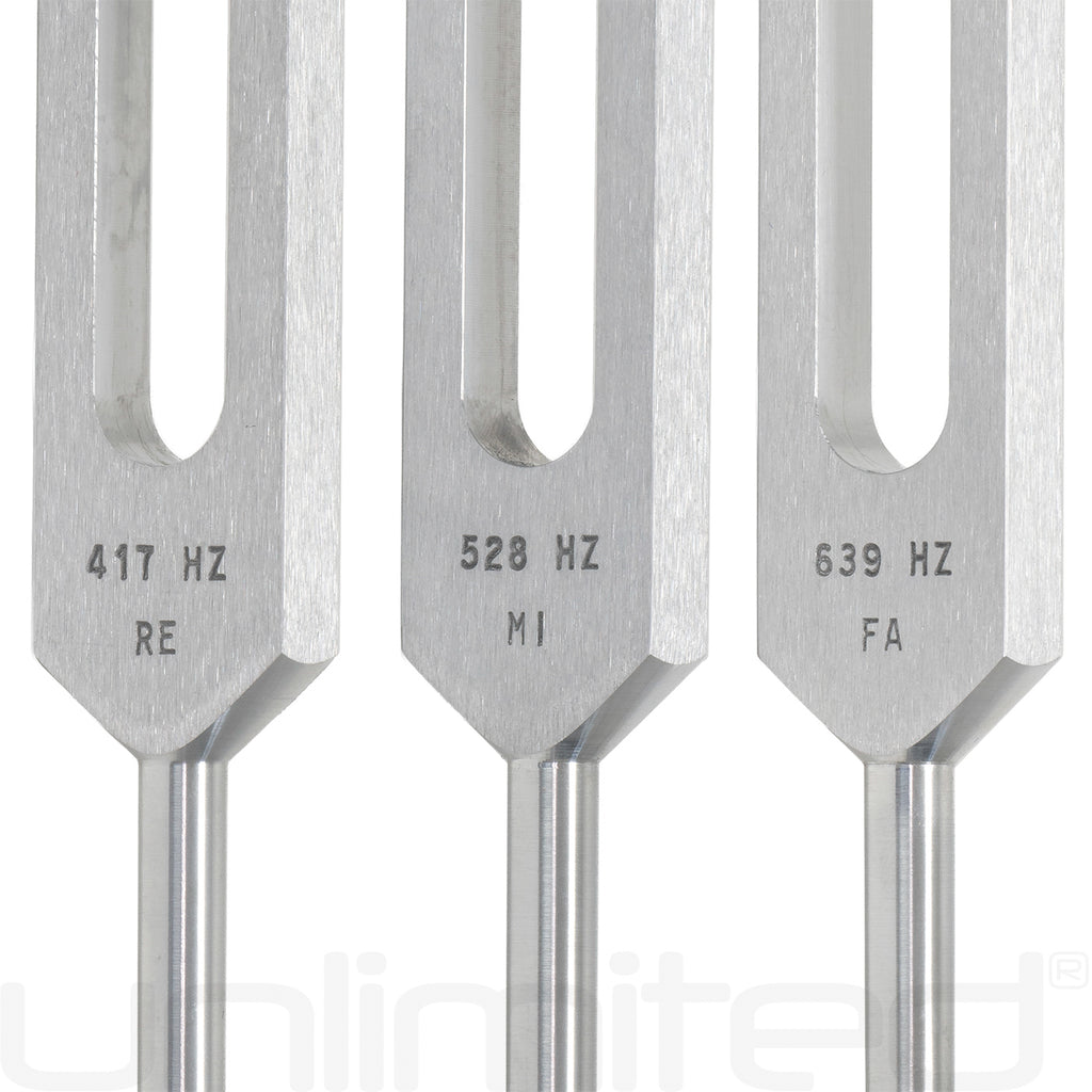 Luminanti Solfeggio Body Set of 9 Tuning Forks (Unweighted)