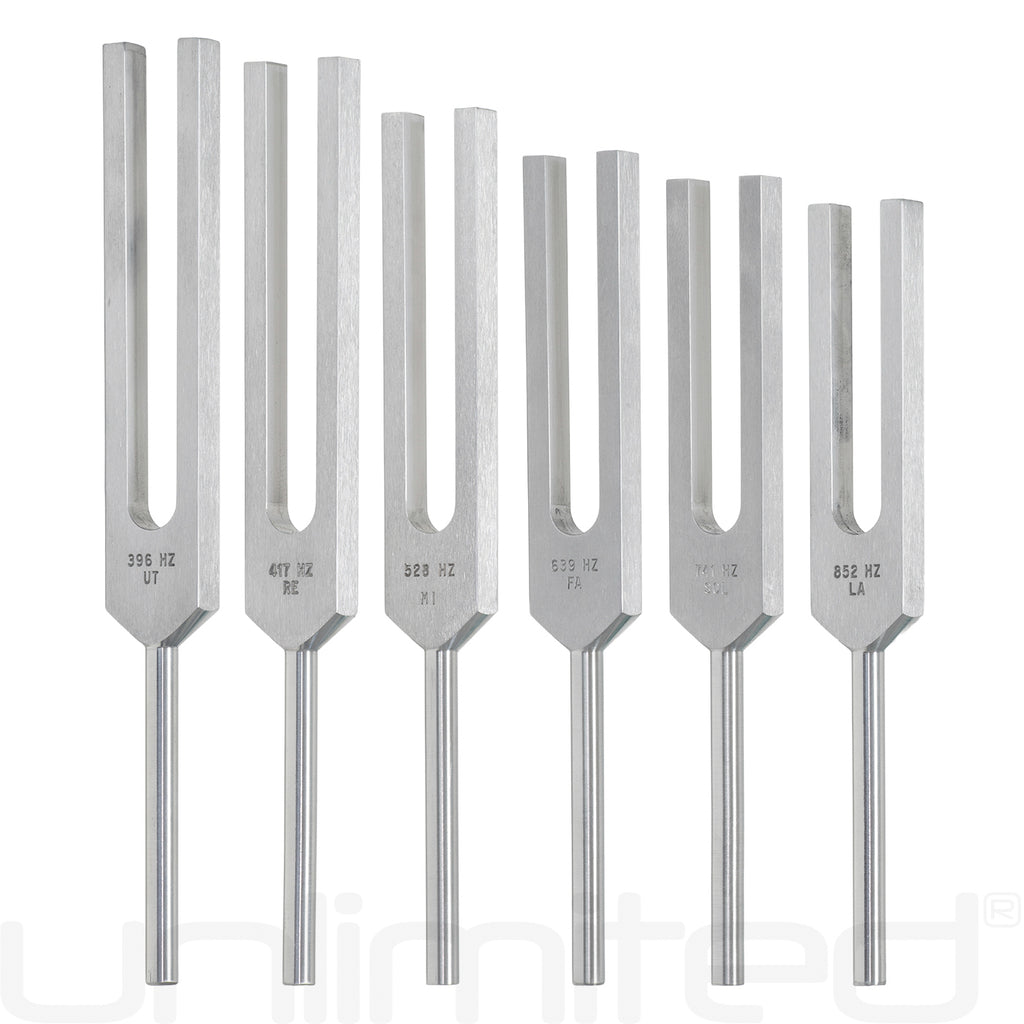 Luminanti Standard Solfeggio Set of 6 Tuning Forks (Unweighted)