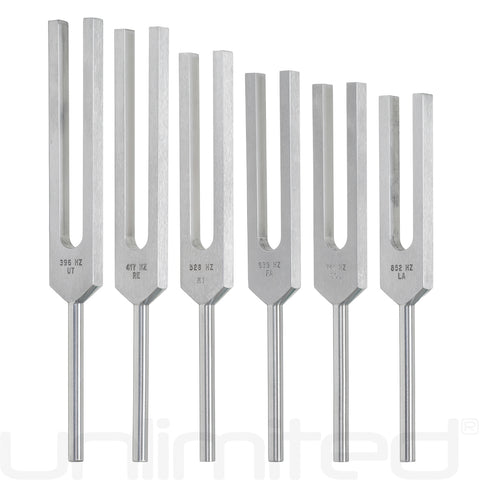 Luminanti Standard Solfeggio Set of 6 Tuning Forks (Unweighted)