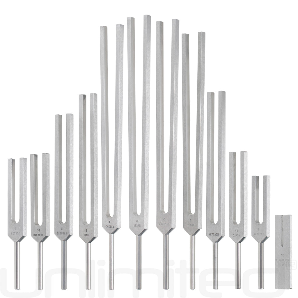 Luminanti Tree of Life Sephiroth Tuning Fork Set (Unweighted)