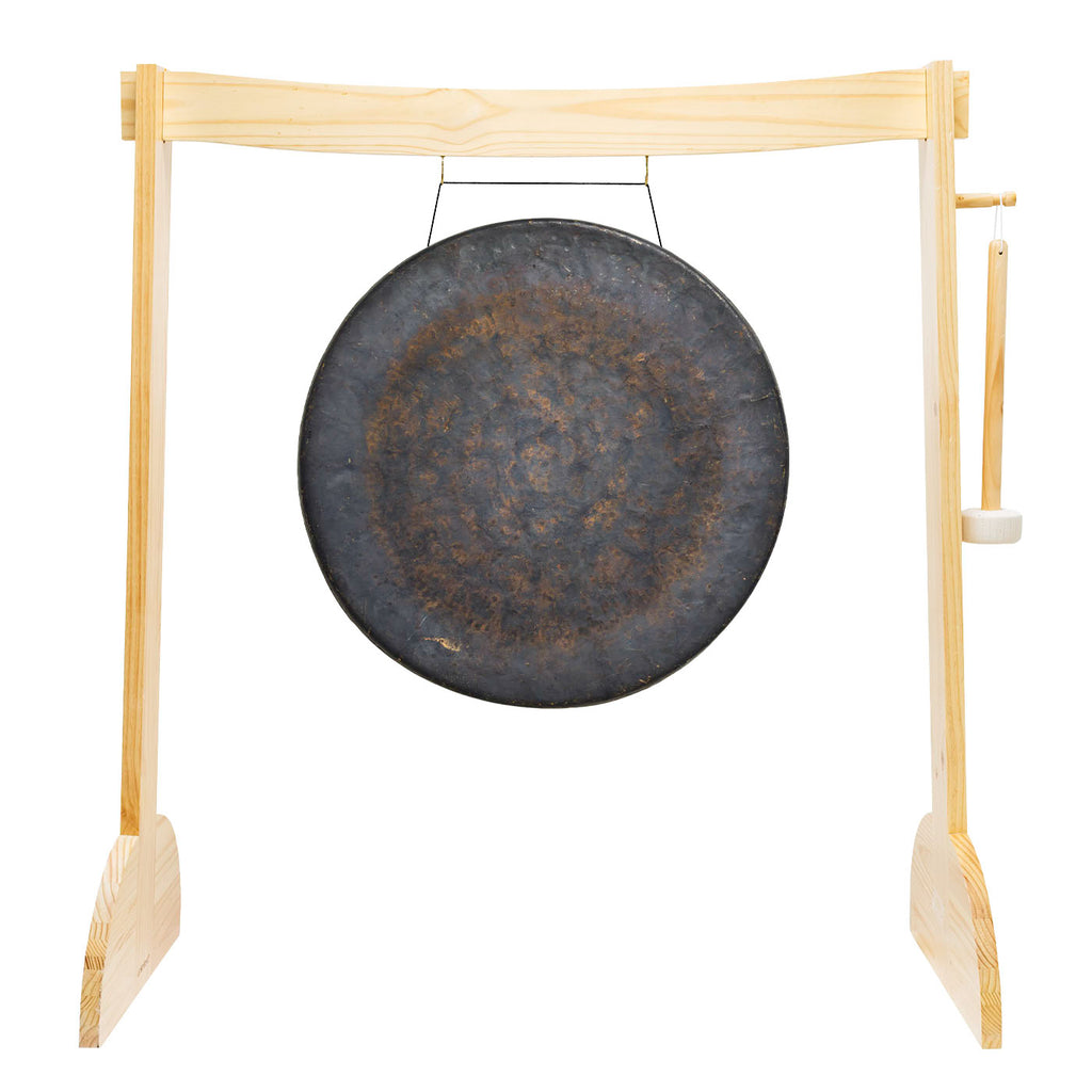 24" to 26" Gongs on the Small Lunaphonic Wood Gong Stand
