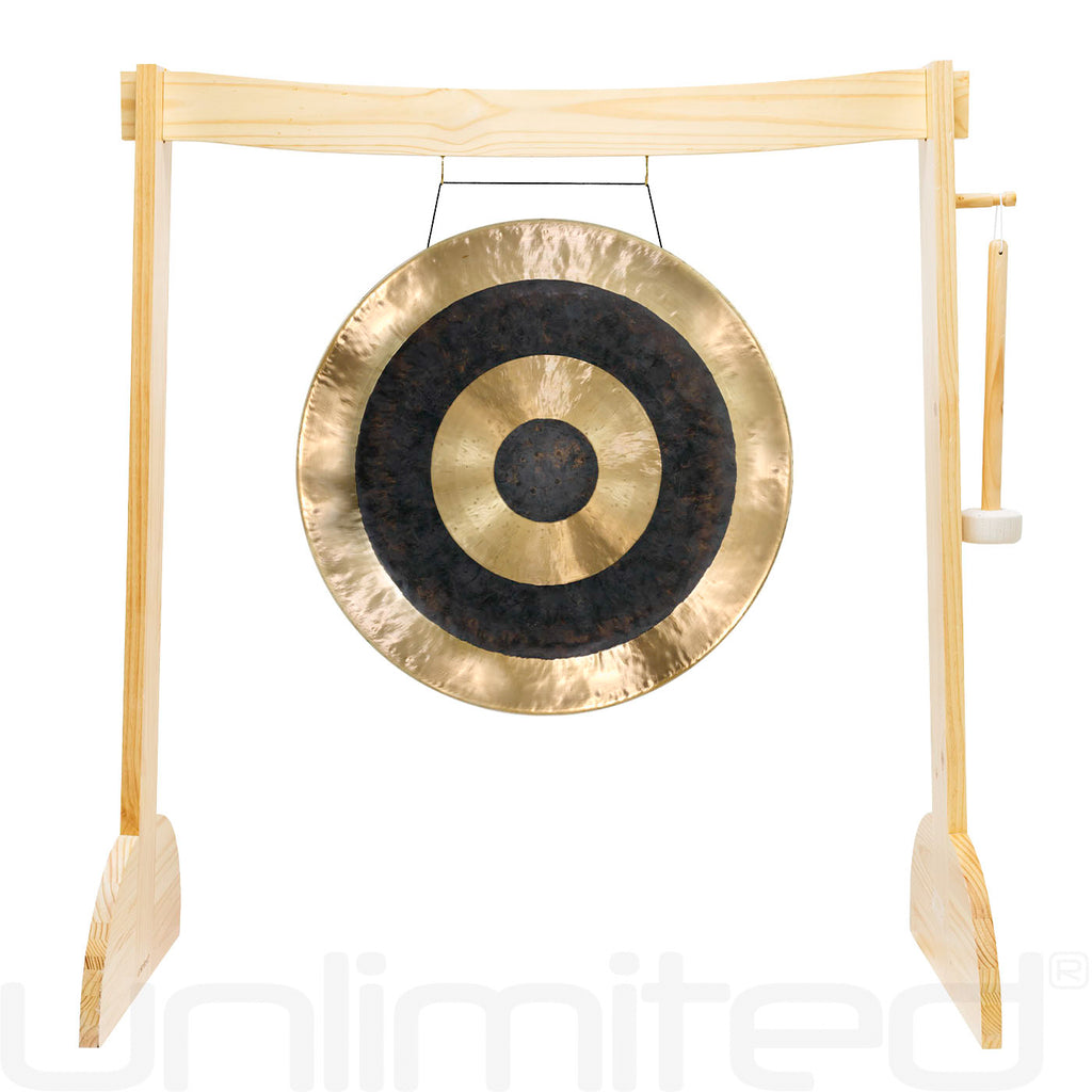 24" to 26" Gongs on the Small Lunaphonic Wood Gong Stand