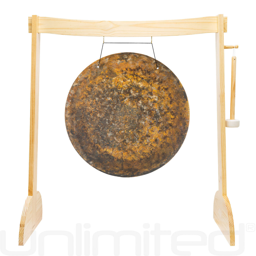 24" to 26" Gongs on the Small Lunaphonic Wood Gong Stand