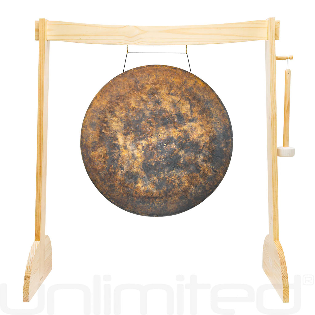 24" to 26" Gongs on the Small Lunaphonic Wood Gong Stand