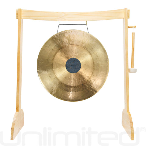 24" to 26" Gongs on the Small Lunaphonic Wood Gong Stand