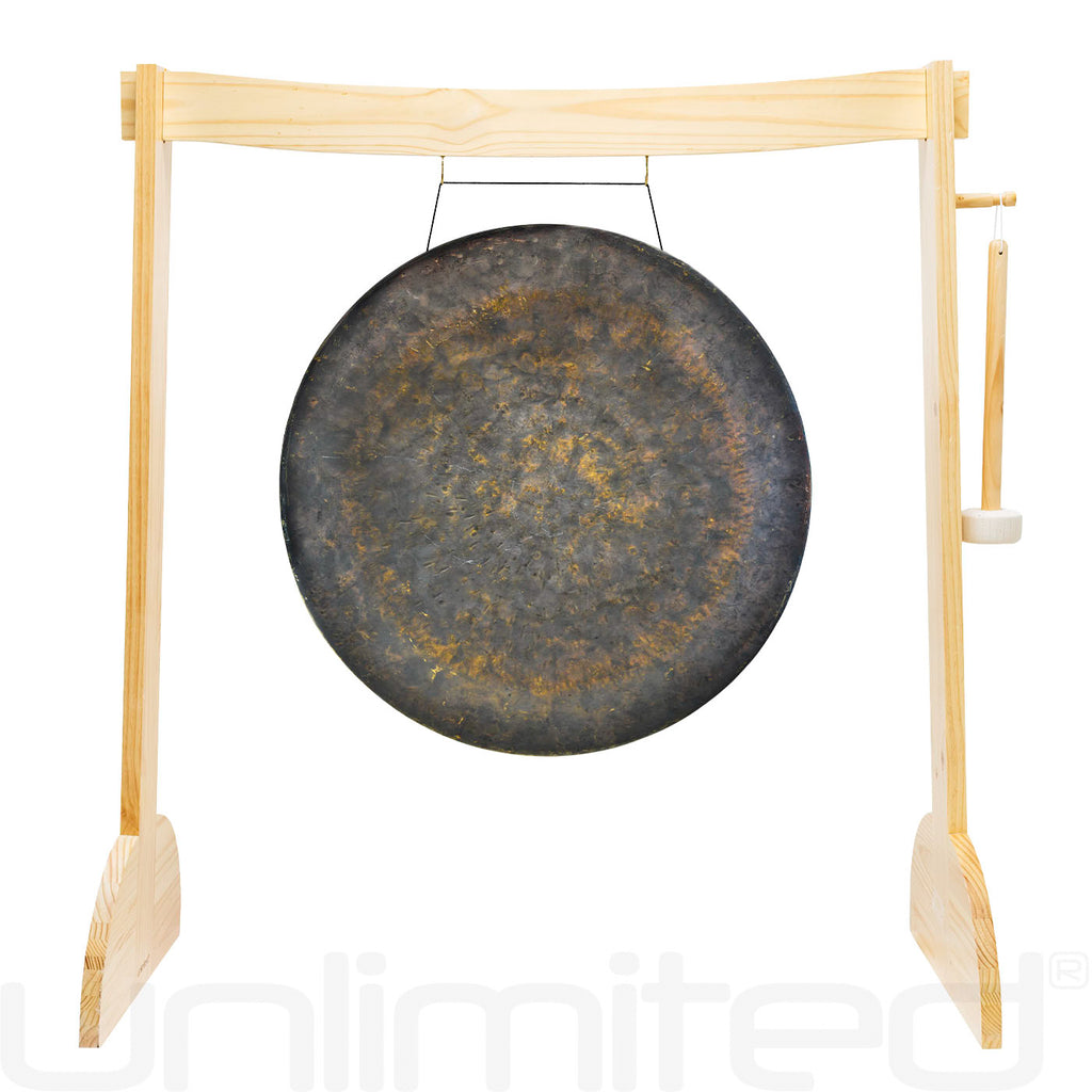 24" to 26" Gongs on the Small Lunaphonic Wood Gong Stand
