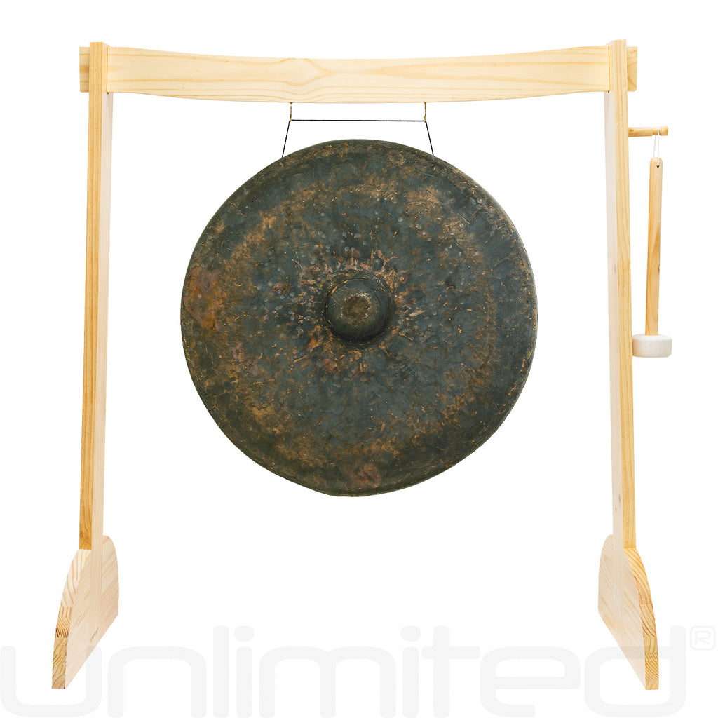 The Great Mother Tesla Gongs on Stands