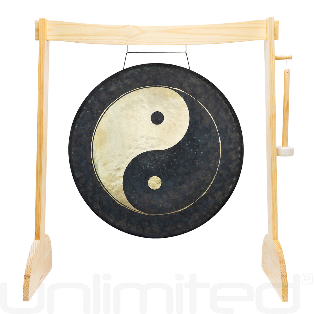 32" to 38" Taoist Moonlight Gongs on Stands