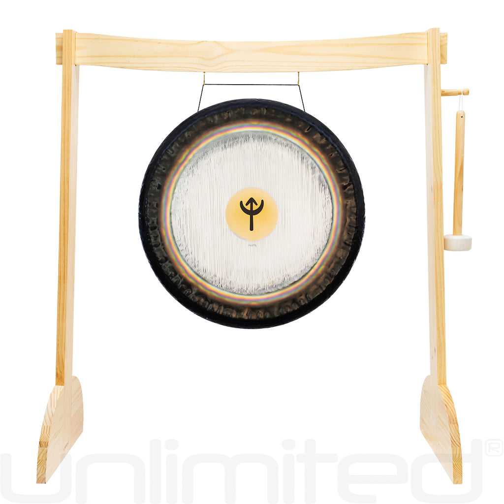 24" to 38" Paiste Planetary Tuned Gongs on Lunaphonic Gong Stand