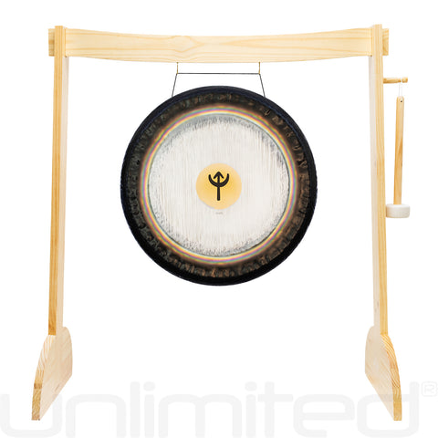 24" to 38" Paiste Planetary Tuned Gongs on Lunaphonic Gong Stand
