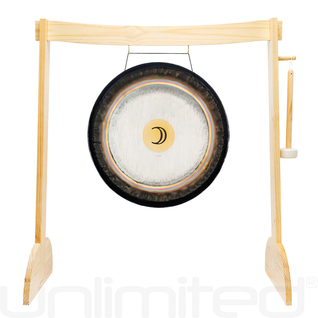 24" to 38" Paiste Planetary Tuned Gongs on Lunaphonic Gong Stand