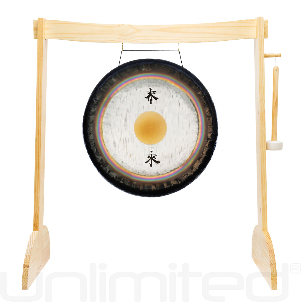 24" to 30" Paiste Symphonic Gongs on Small Lunaphonic Gong Stand