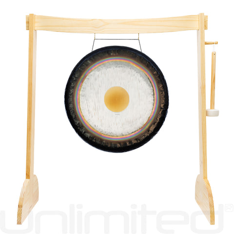 24" to 30" Paiste Symphonic Gongs on Small Lunaphonic Gong Stand
