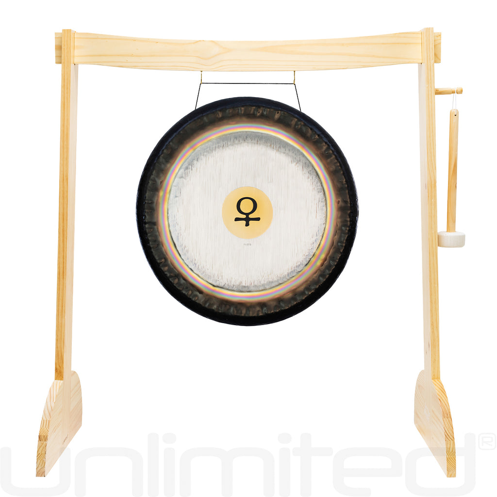 24" to 38" Paiste Planetary Tuned Gongs on Lunaphonic Gong Stand