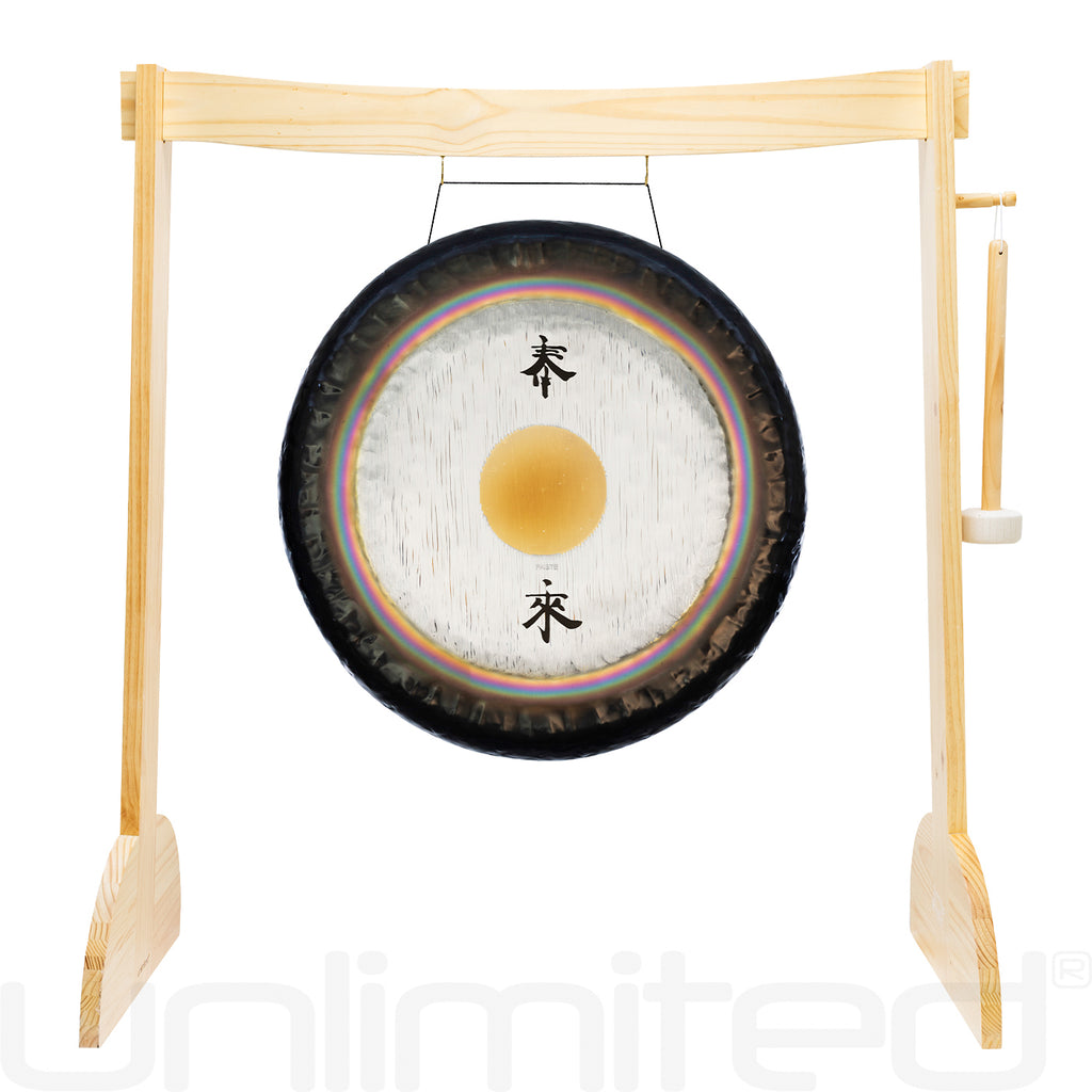 24" to 30" Paiste Symphonic Gongs on Small Lunaphonic Gong Stand