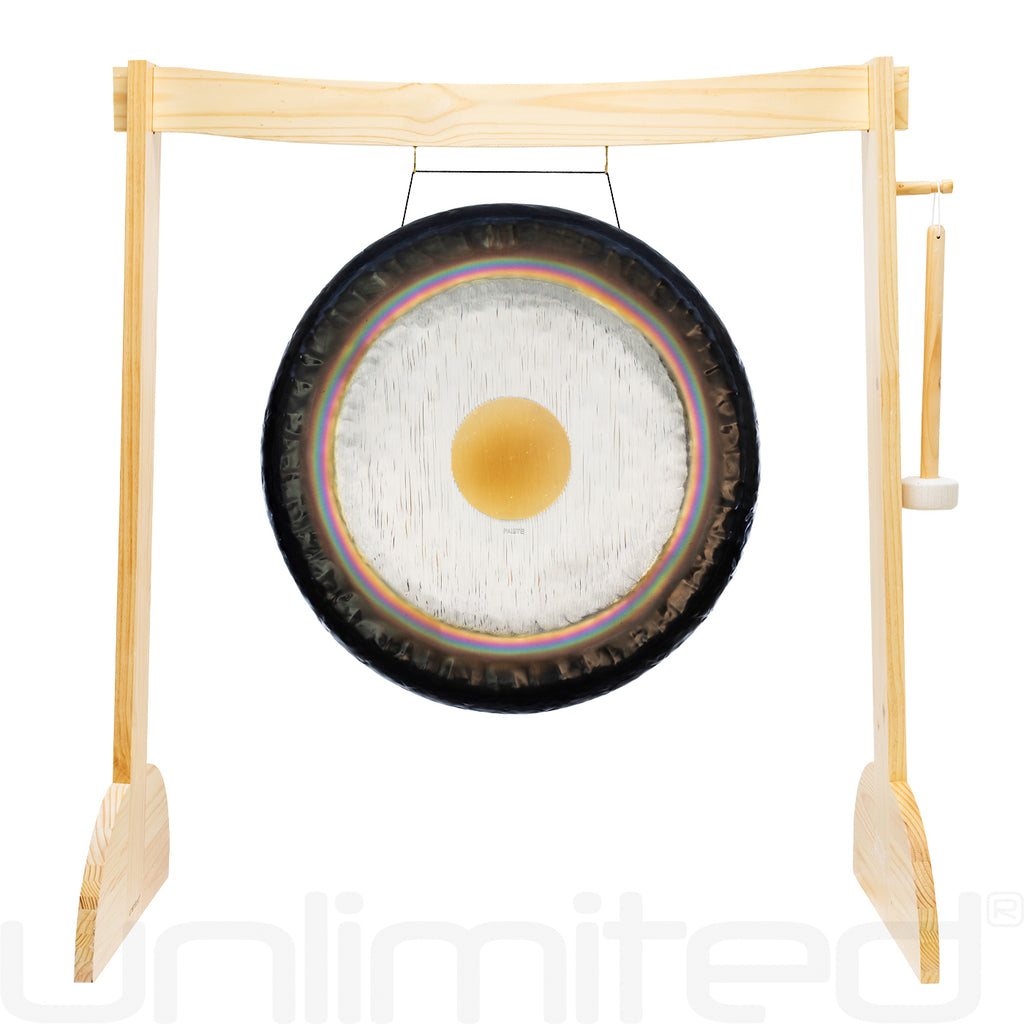 24" to 30" Paiste Symphonic Gongs on Small Lunaphonic Gong Stand