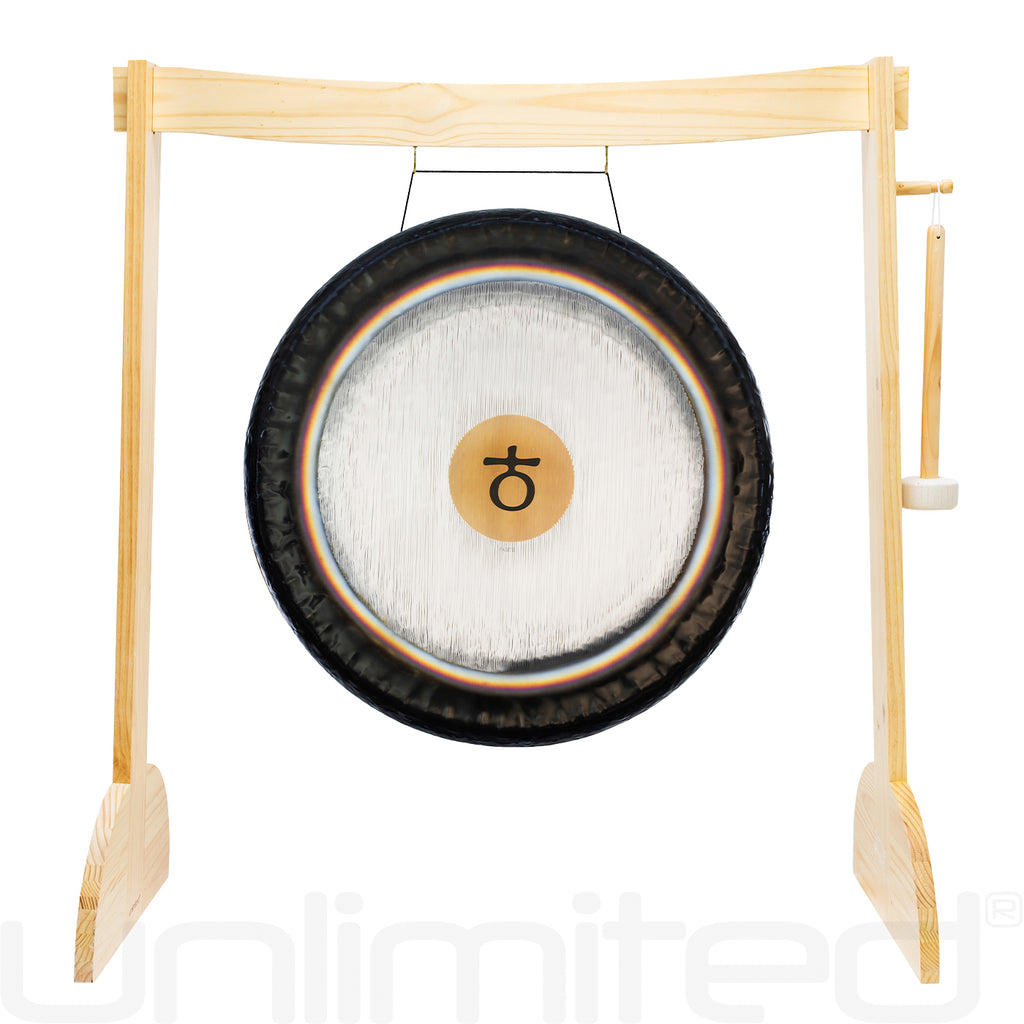 24" to 38" Paiste Planetary Tuned Gongs on Lunaphonic Gong Stand
