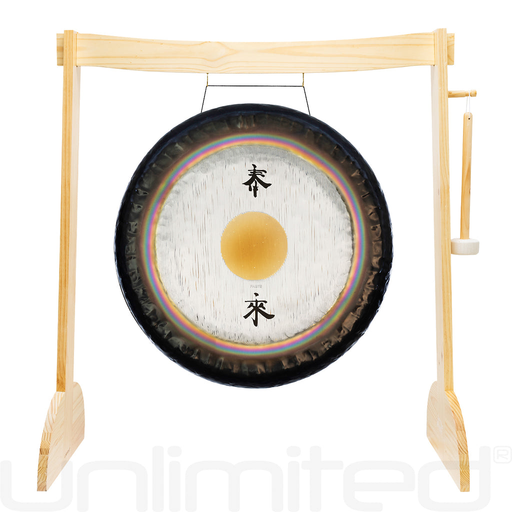 24" to 30" Paiste Symphonic Gongs on Small Lunaphonic Gong Stand