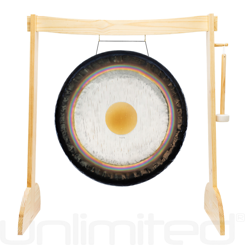 24" to 30" Paiste Symphonic Gongs on Small Lunaphonic Gong Stand