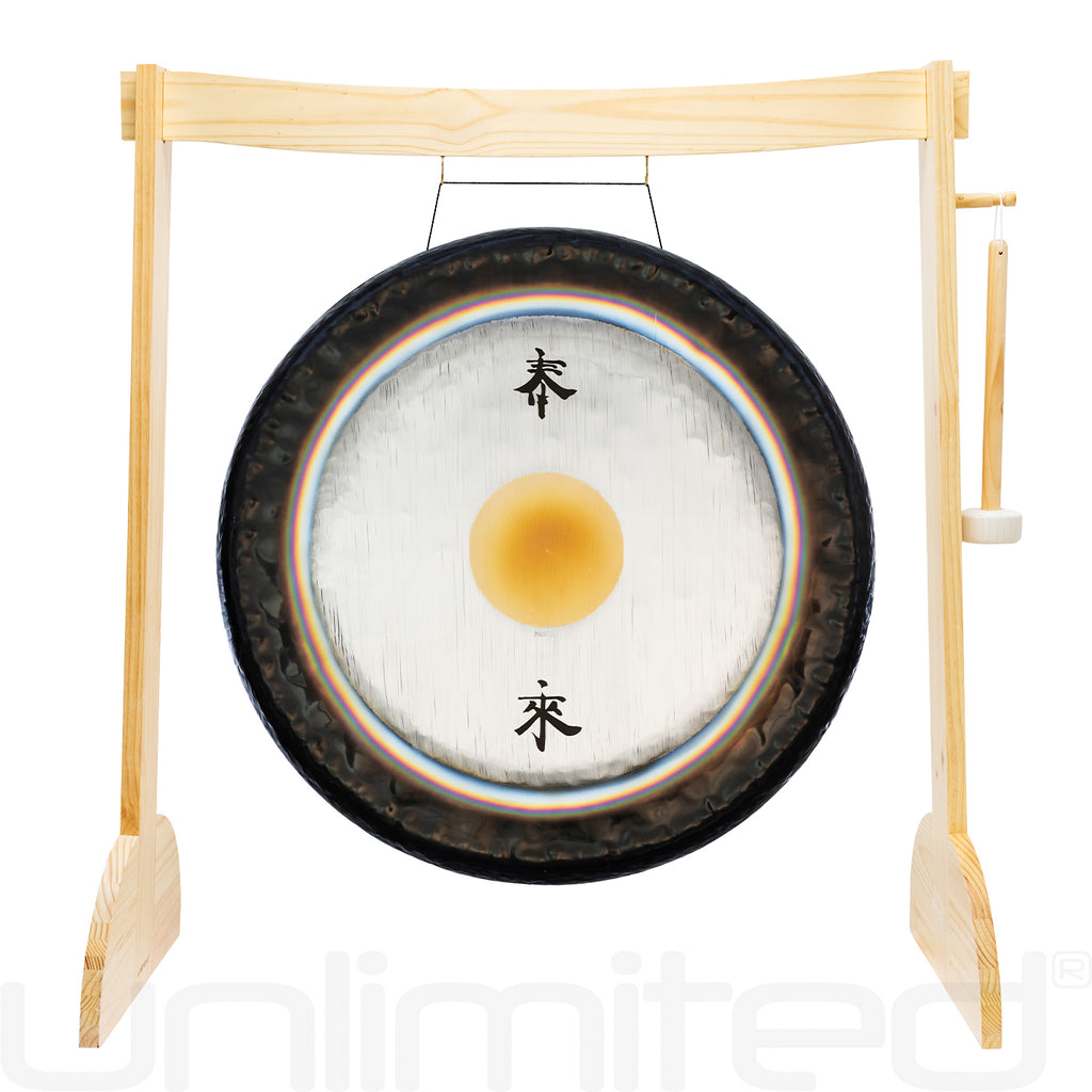 24" to 30" Paiste Symphonic Gongs on Small Lunaphonic Gong Stand