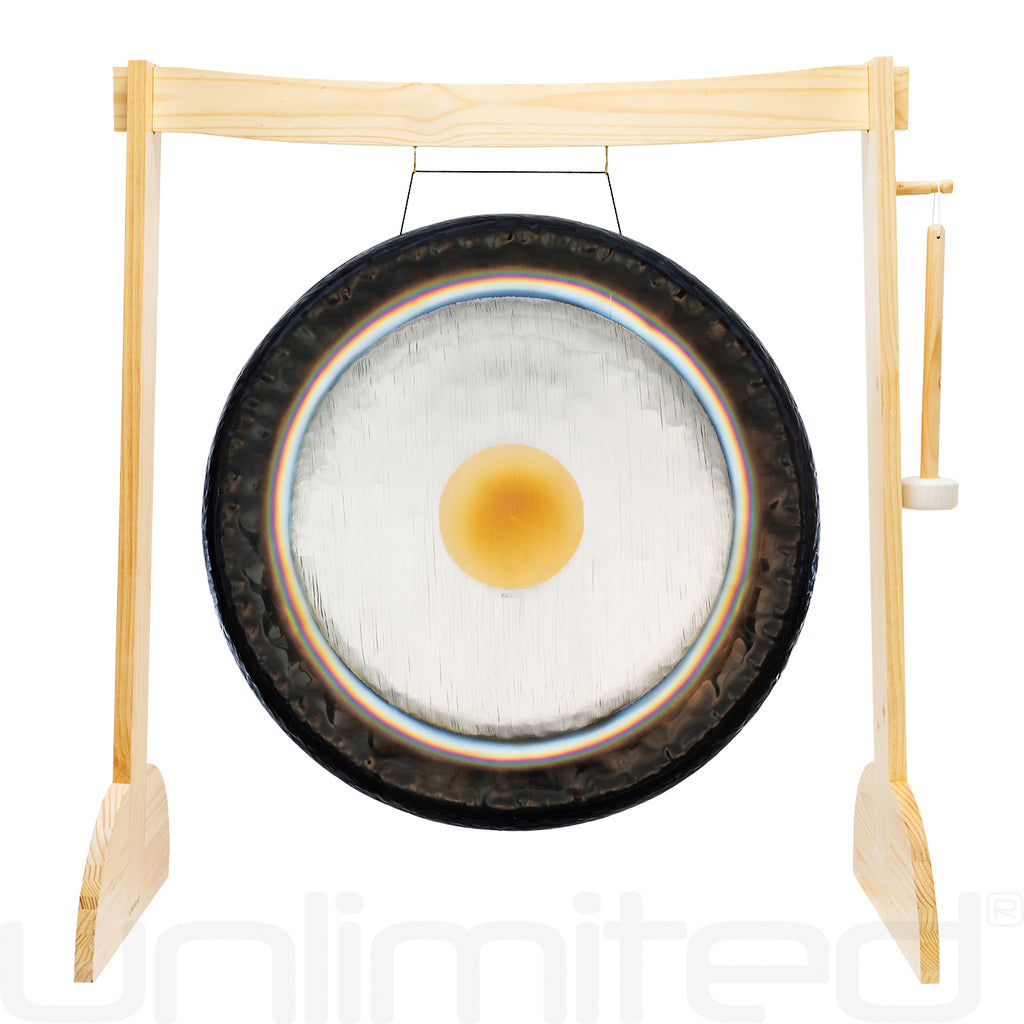 24" to 30" Paiste Symphonic Gongs on Small Lunaphonic Gong Stand